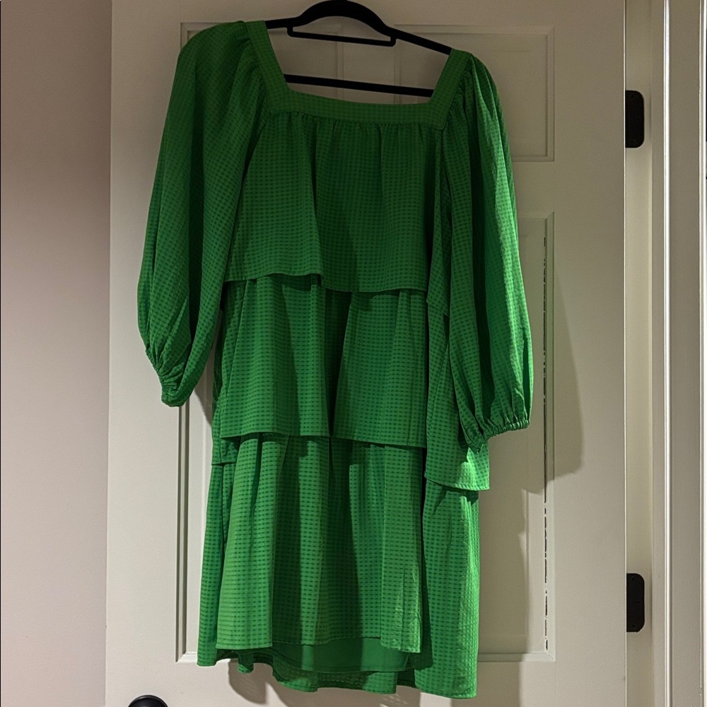 Who what wear green layered dress - Picture 5 of 7